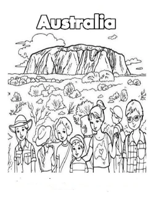 Australia Coloring Pages 44