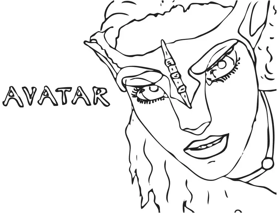 Desenhos de Avatar 2 O Caminho Da Agua Para Colorir 2
