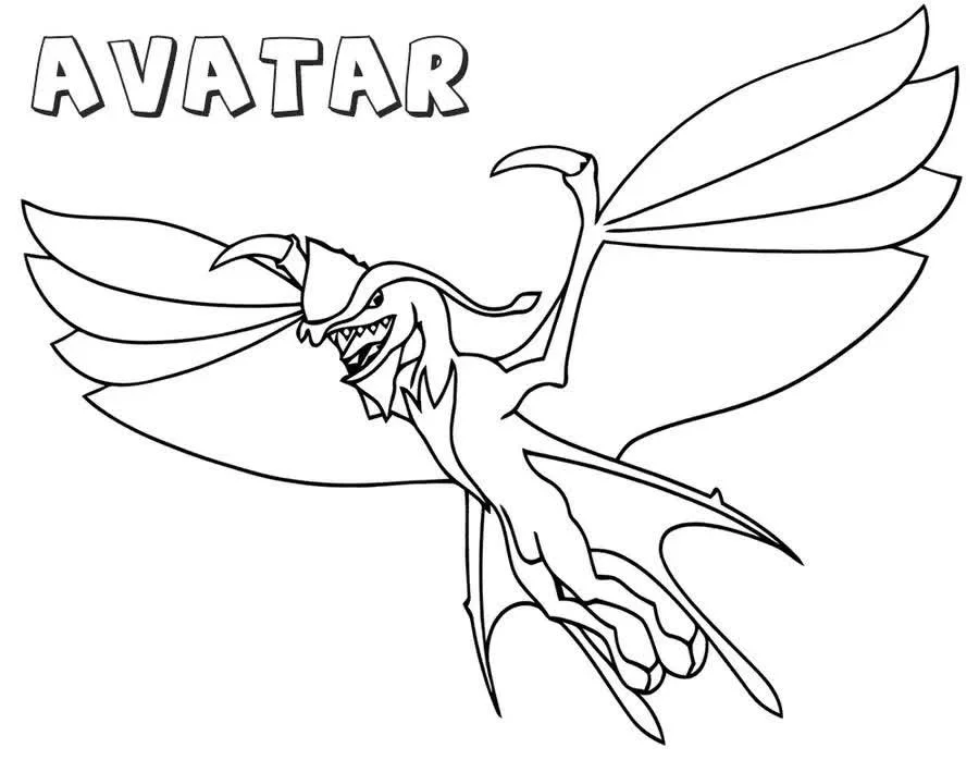 Avatar Ausmalbilder 18