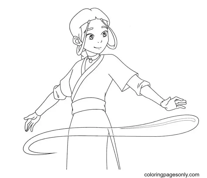 Desenhos de Avatar A Lenda de Aang Para Colorir 19