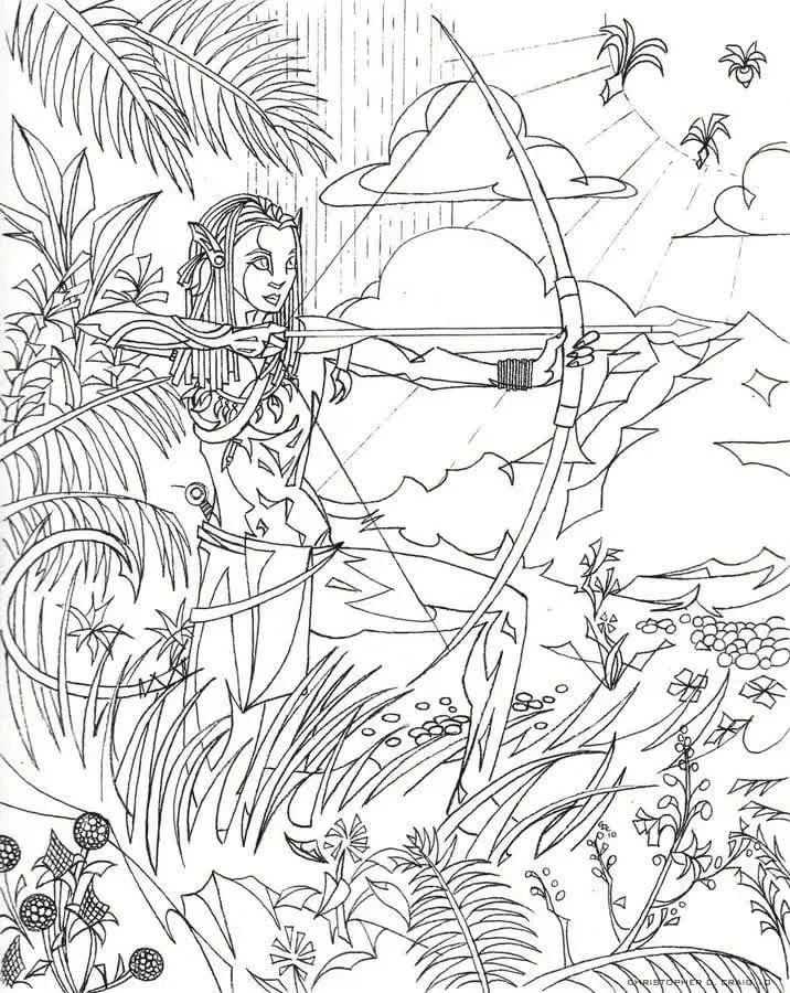 Avatar Ausmalbilder 8