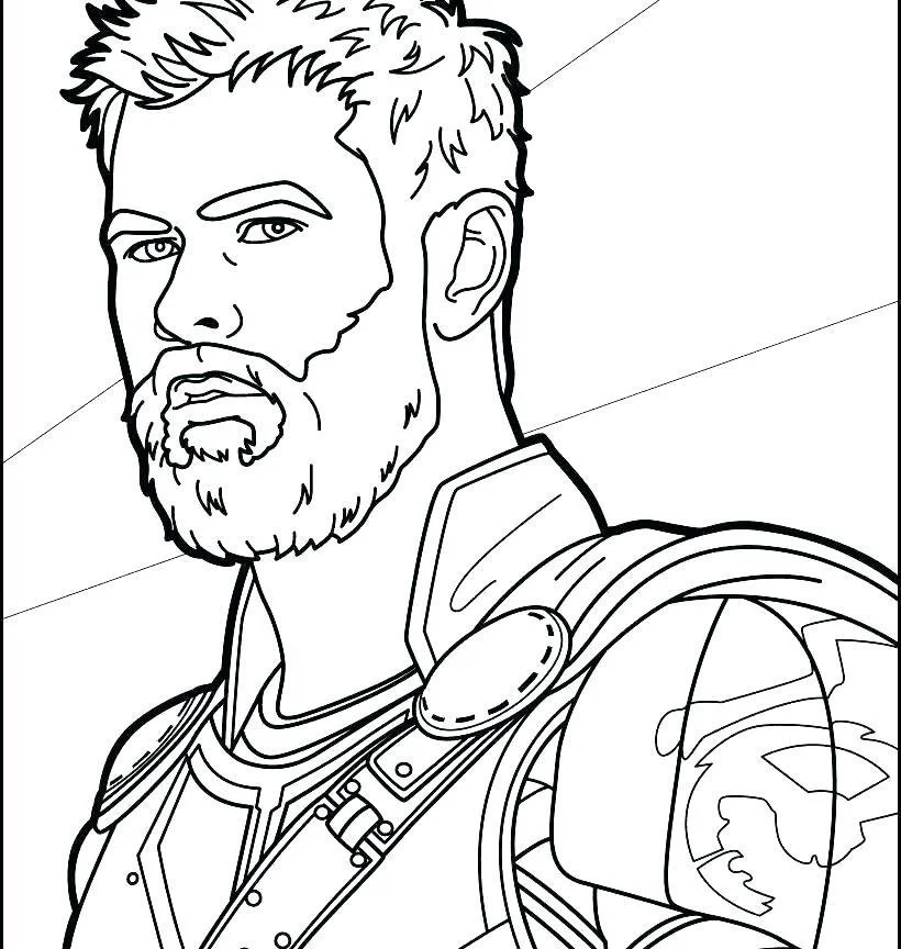 Avengers Thor Ausmalbilder