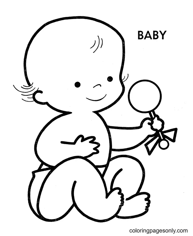 Baby Ausmalbilder 44