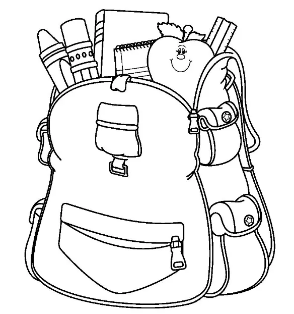 Mochila Para Colorear 21