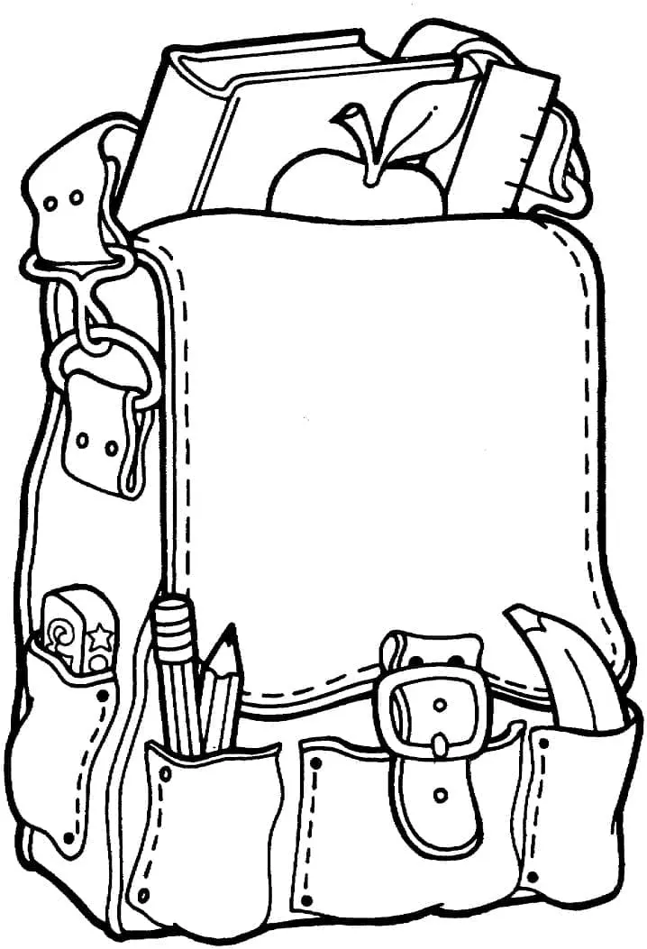 Rucksack Ausmalbilder 47