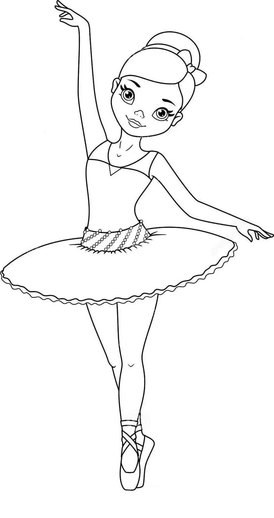 Ausmalbilder Ballerina 12