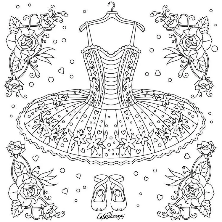 Ausmalbilder Ballerina 14