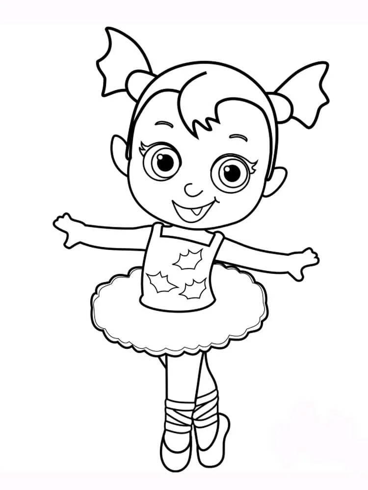 Ausmalbilder Ballerina 2