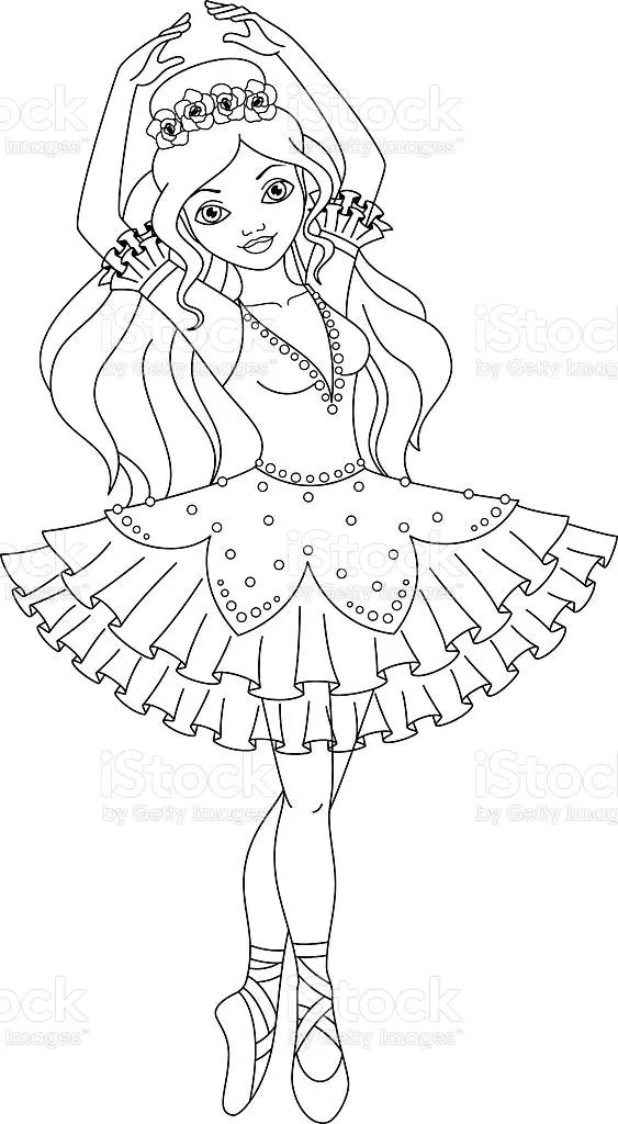 Ausmalbilder Ballerina 27