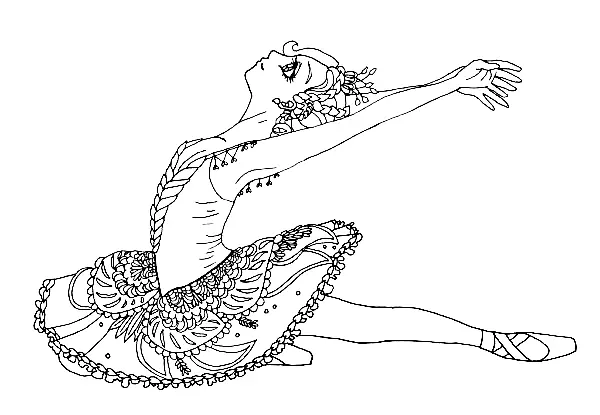 Ausmalbilder Ballerina 30