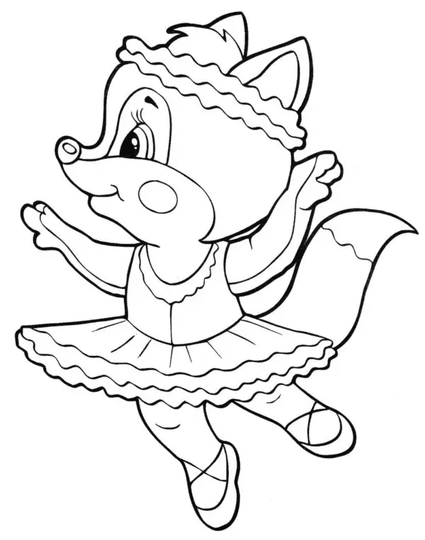 Ausmalbilder Ballerina 37