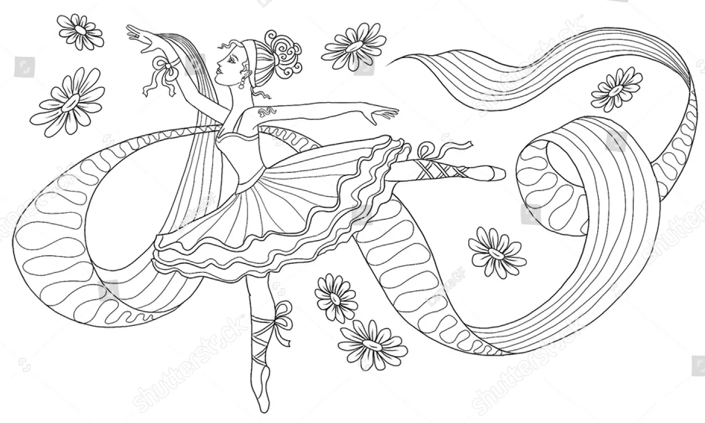Ausmalbilder Ballerina 38