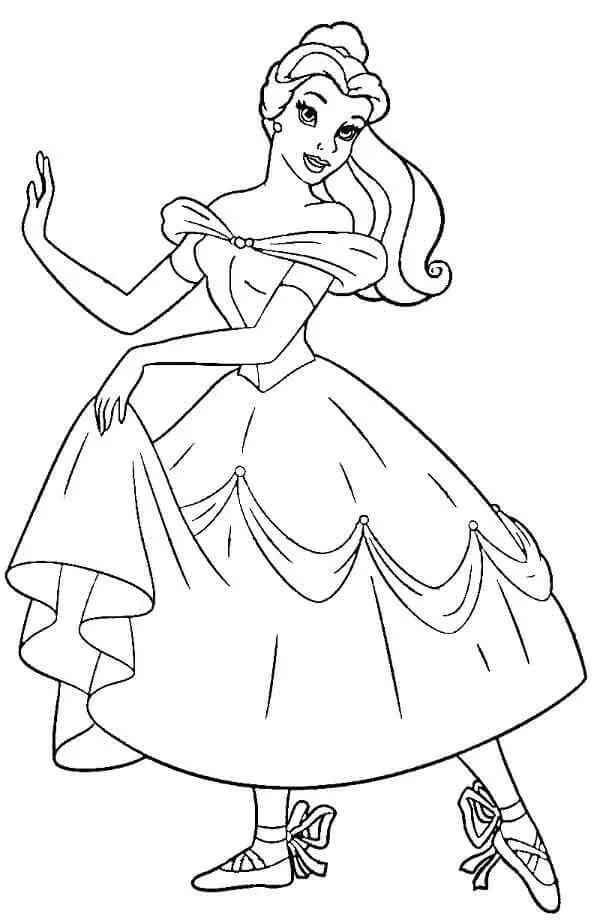 Ballerina Coloring Pages 42
