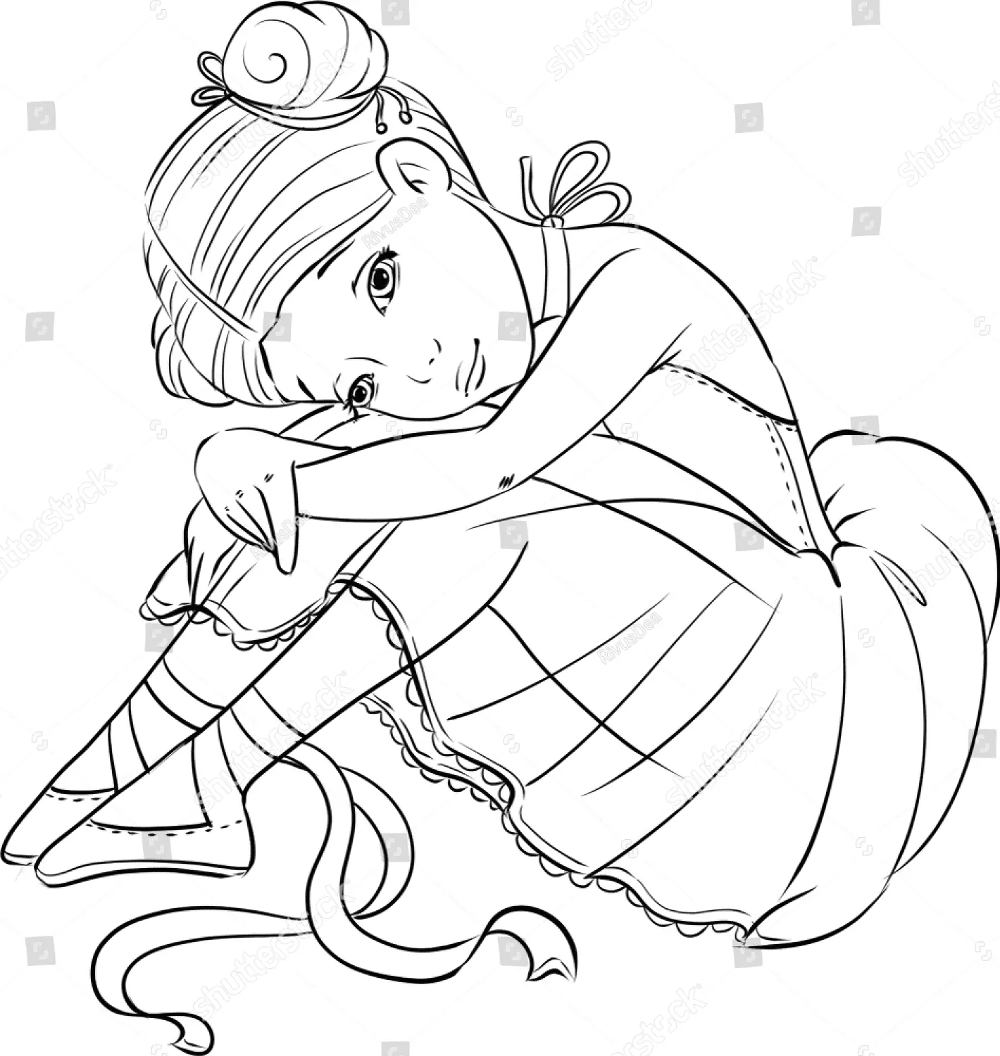 Ausmalbilder Ballerina 43