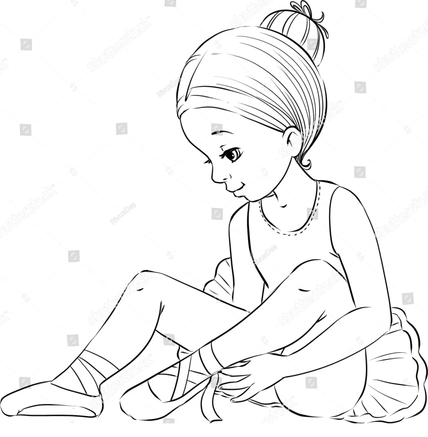 Ausmalbilder Ballerina 48