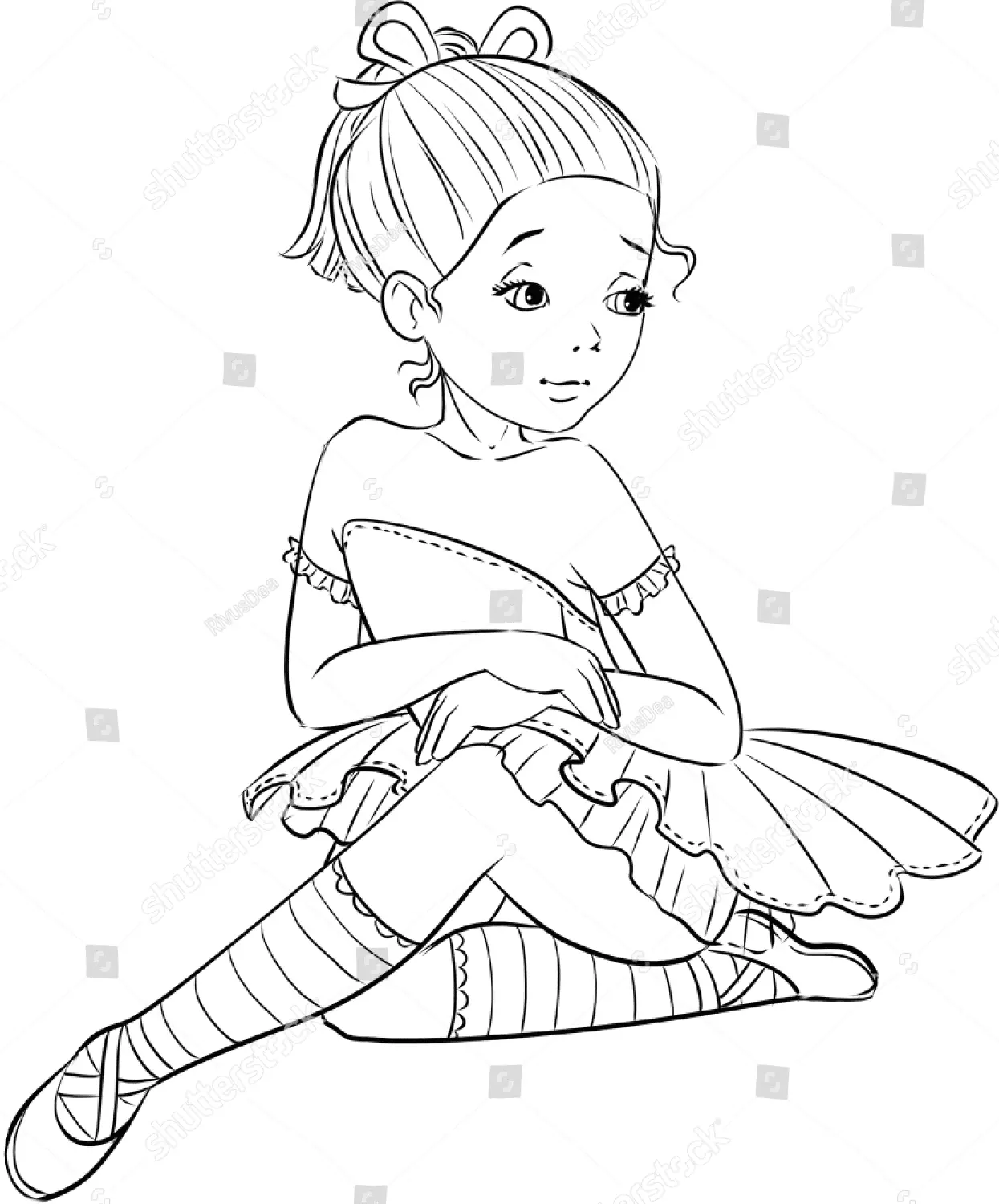 Ballerina Coloring Pages 53