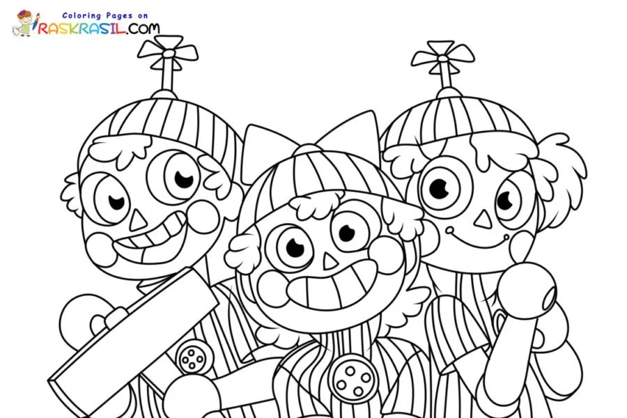 Nino Con Globos Para Colorear 3