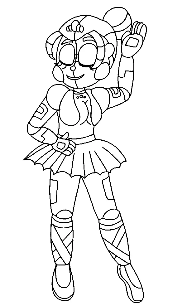 Ballora Ausmalbilder 23