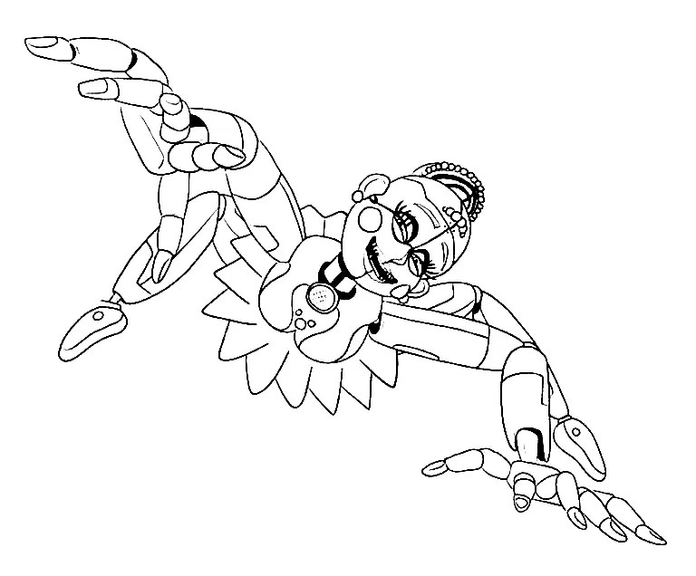 Ballora Ausmalbilder 3