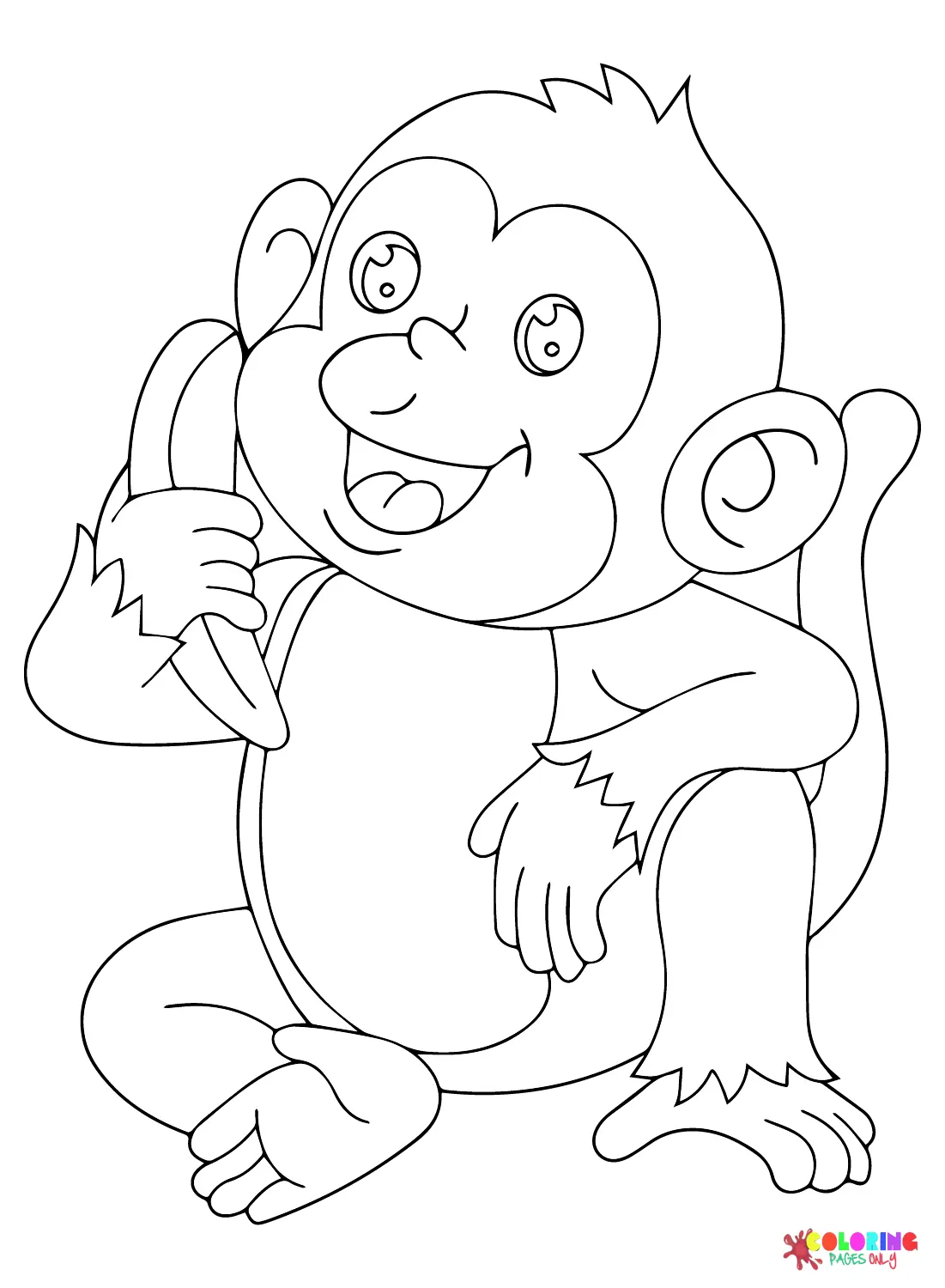 Bananas Coloring Pages 7