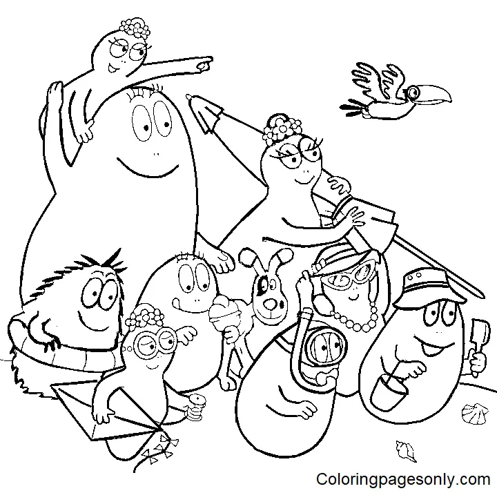 Barbapapa Coloring Pages 3