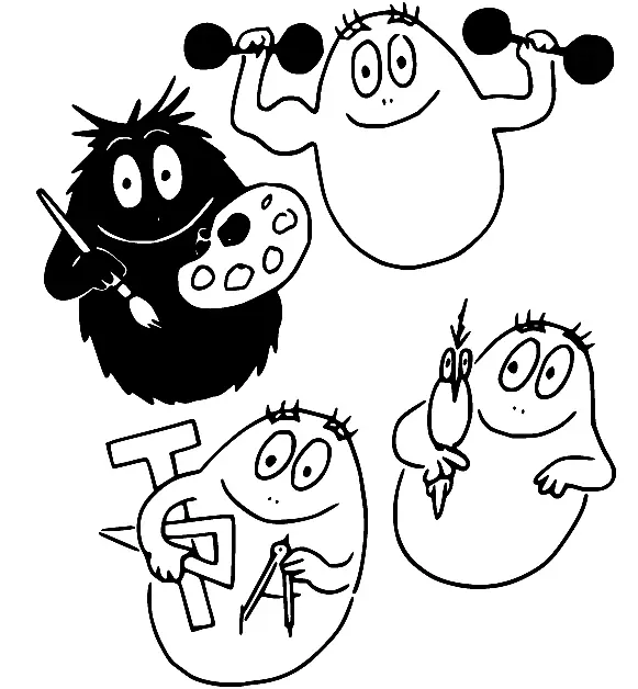 Barbapapa Ausmalbilder 34
