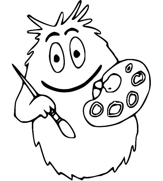 Barbapapa Para Colorear 52