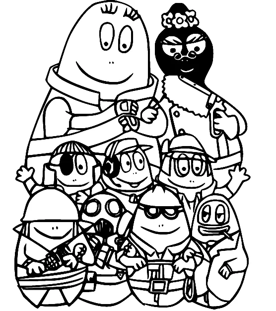 Barbapapa Para Colorear 55