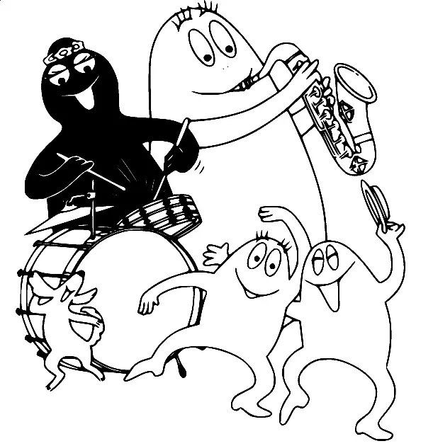 Desenhos de Barbapapa Para Colorir 74