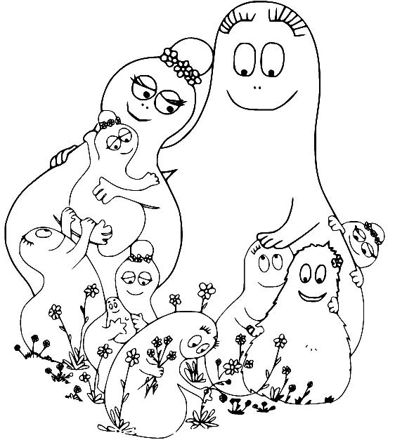 Barbapapa Ausmalbilder 8