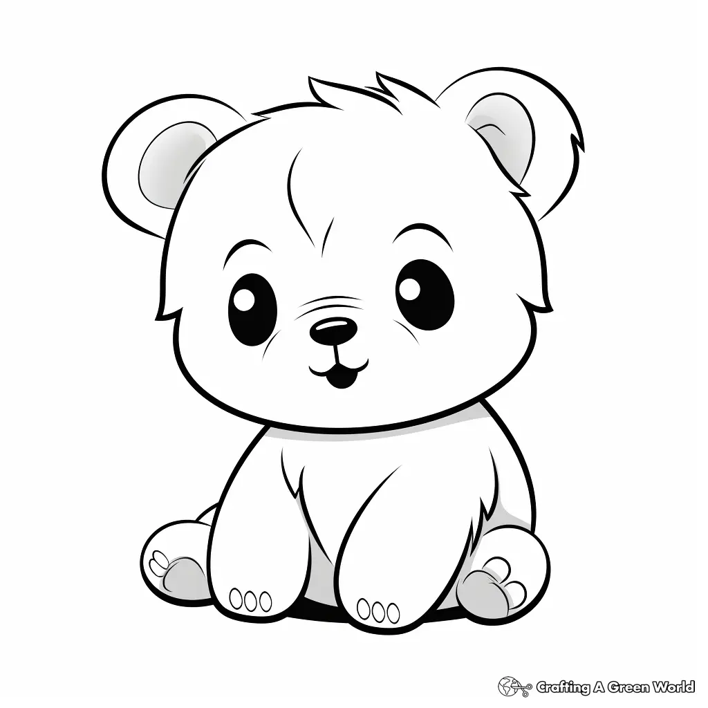 Bear Coloring Pages 19
