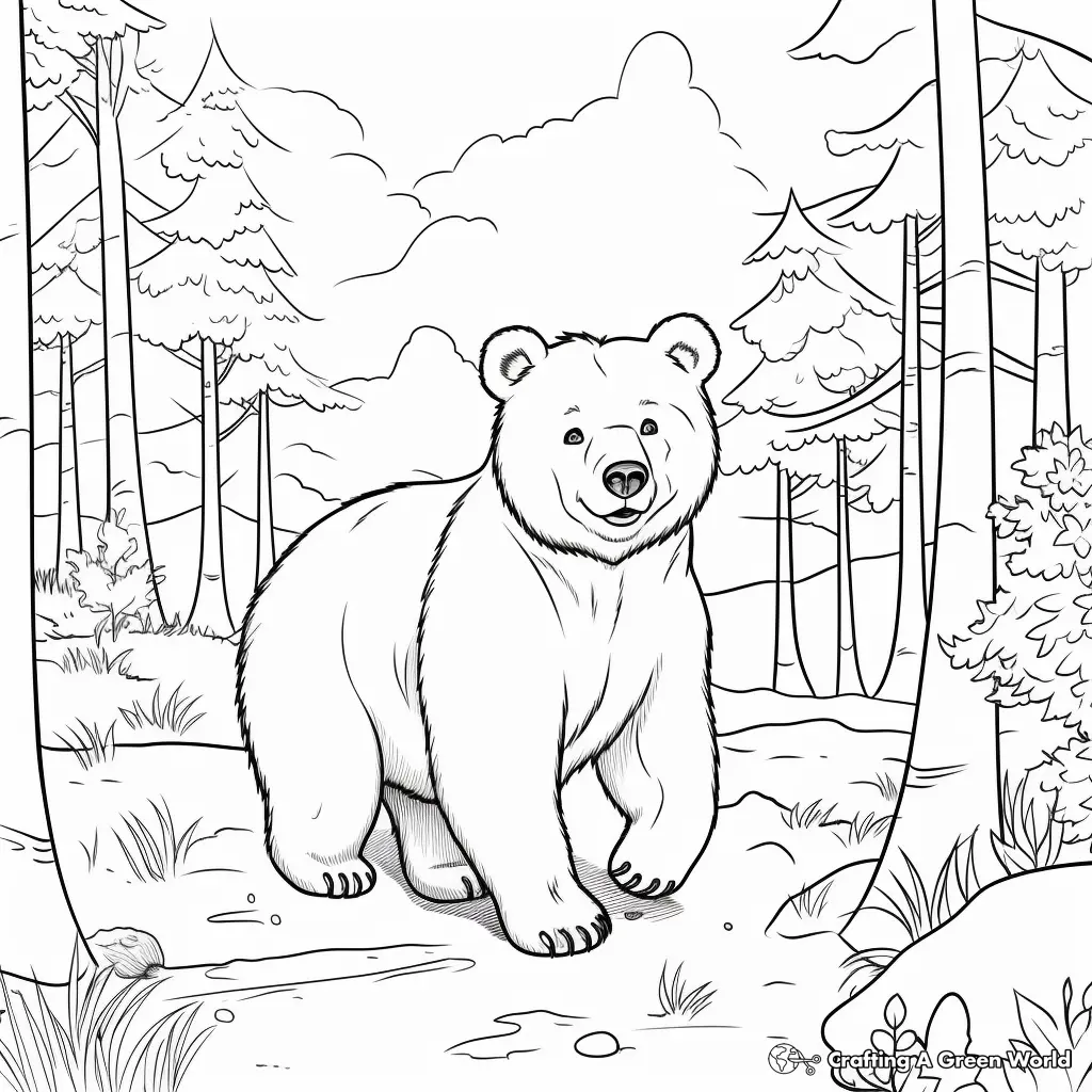 Bear Coloring Pages 27