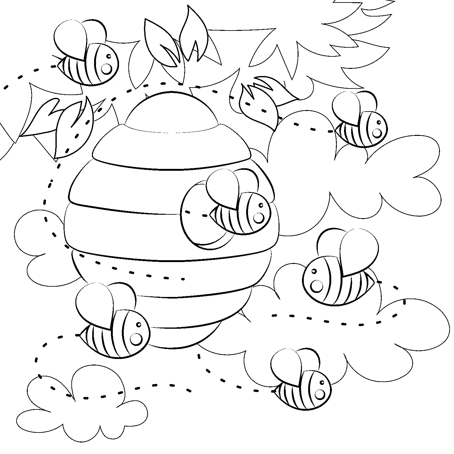 Bienen Ausmalbilder 26