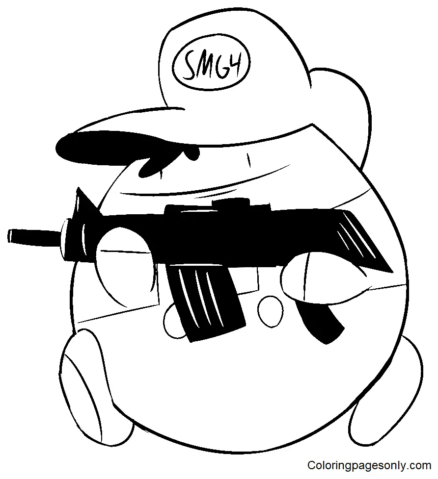 Beeg Smg4 Para Colorear 9