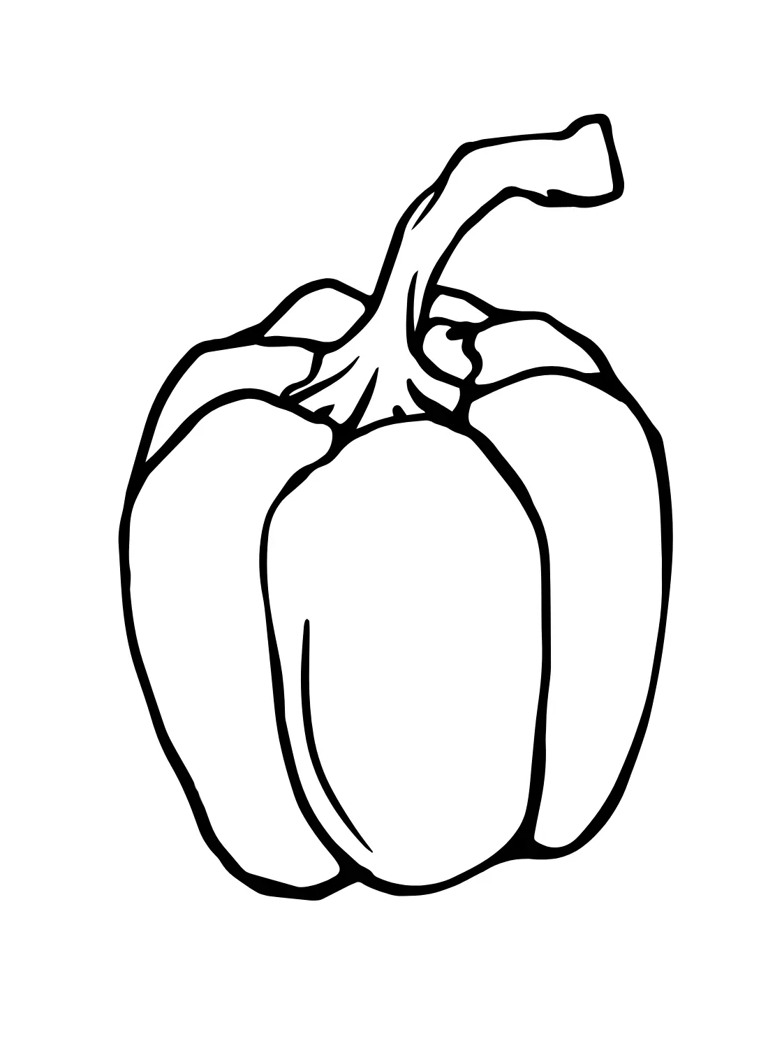 Paprika Ausmalbilder 12