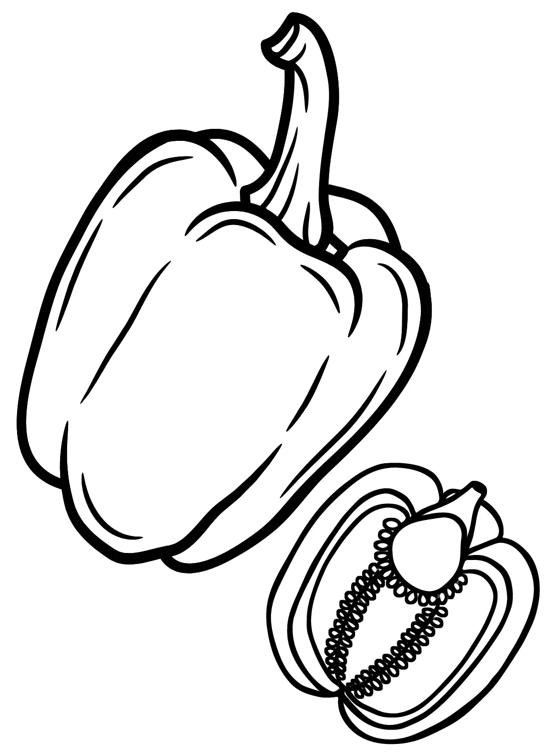 Paprika Ausmalbilder 21