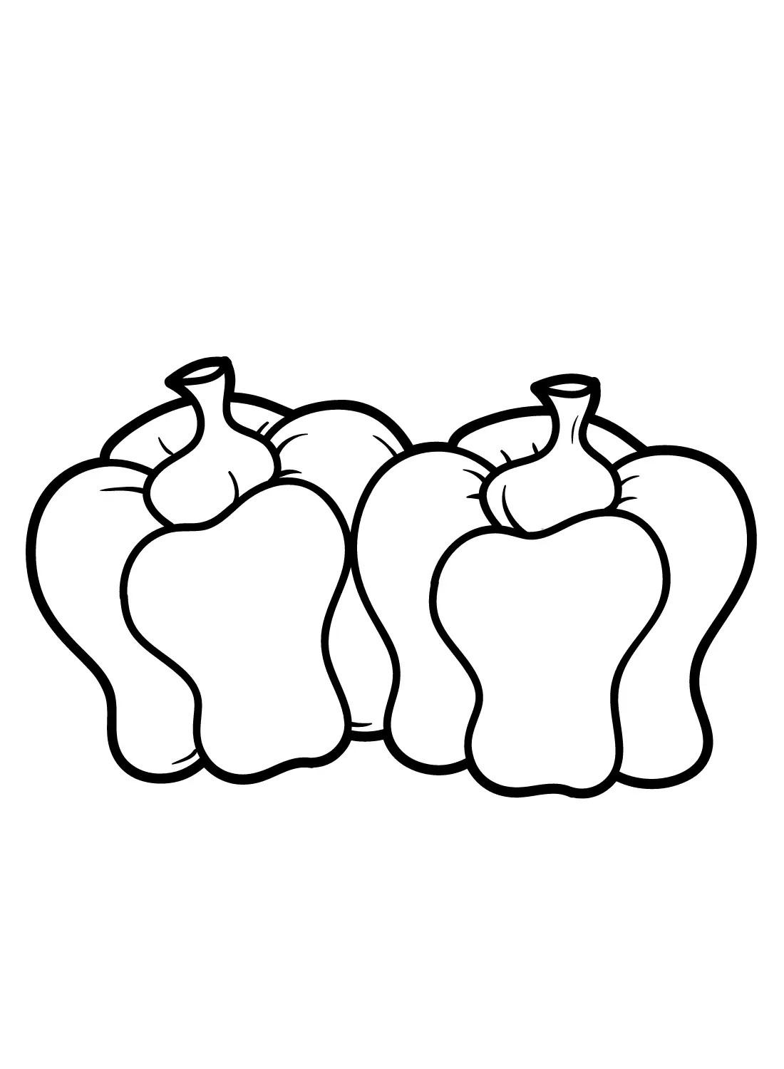 Paprika Ausmalbilder 27