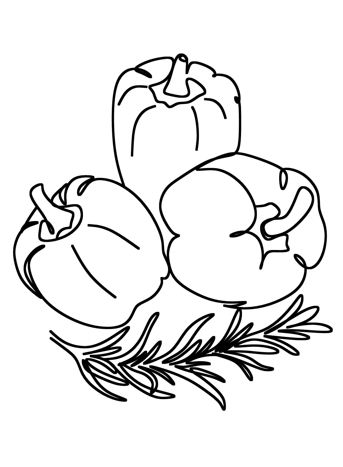 Paprika Ausmalbilder 28