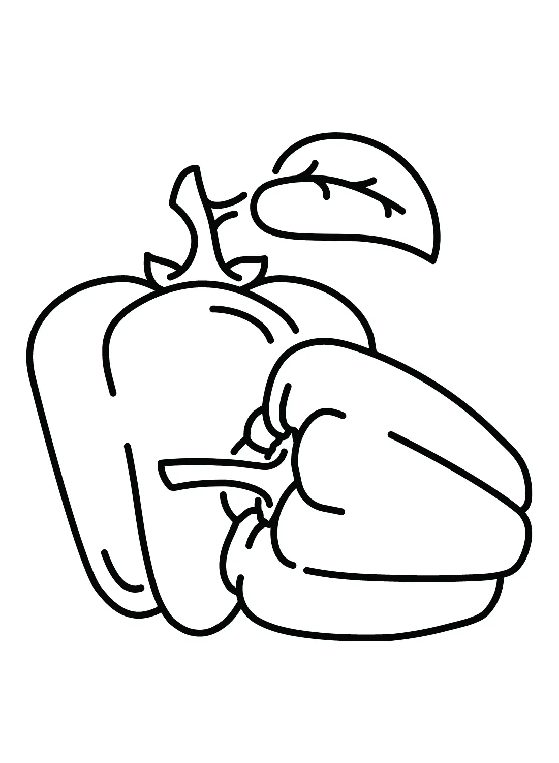 Paprika Ausmalbilder 5
