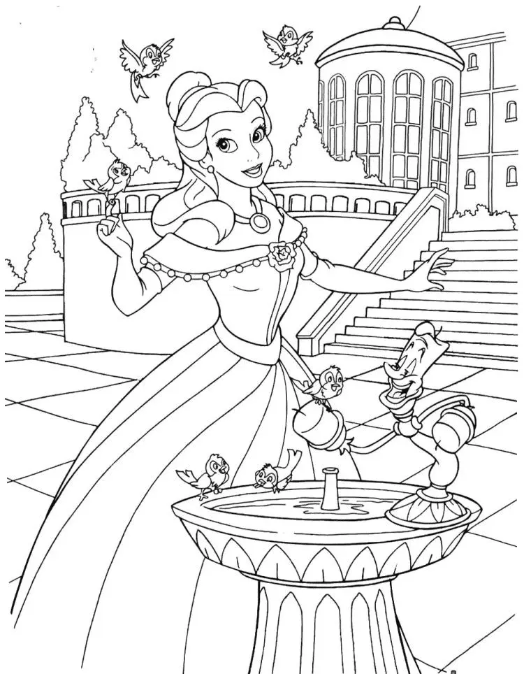 Belle Ausmalbilder 23