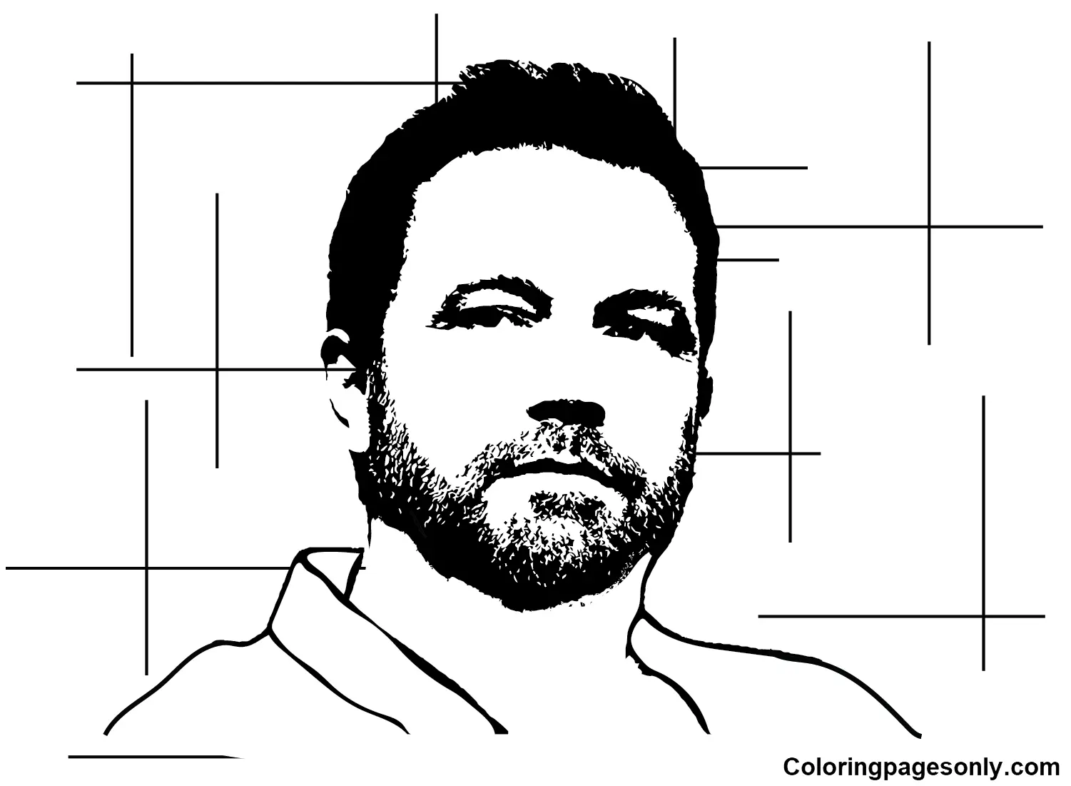Ben Affleck Ausmalbilder 4