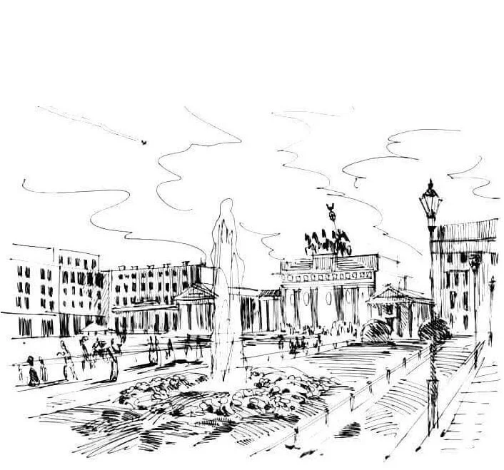 Desenhos de Berlim Para Colorir 13