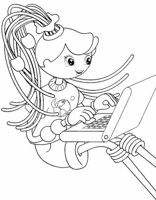 Desenhos de Betty Spaghetti Para Colorir 11
