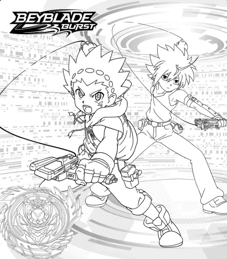 Beyblade Ausmalbilder 34