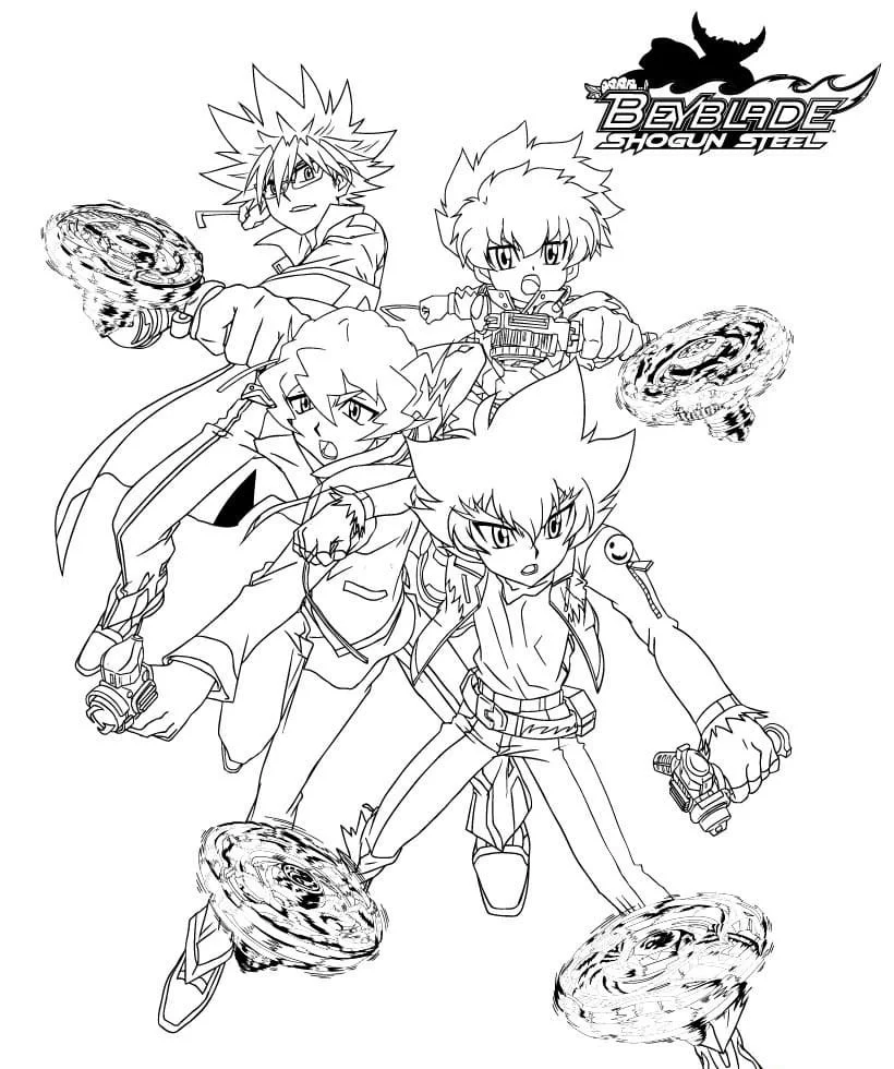 Beyblade Ausmalbilder 79
