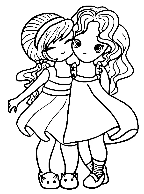 Desenhos de Bff Para Colorir 23