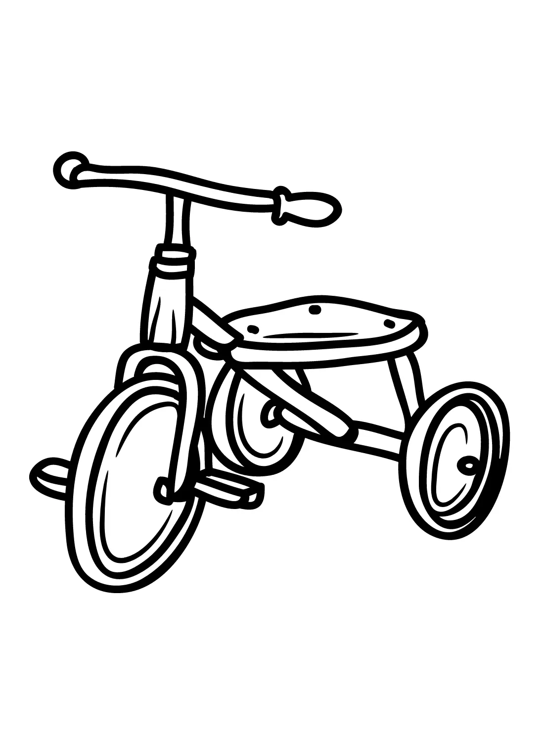 Desenhos de Bicicletas Para Colorir