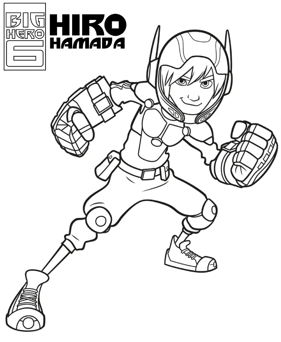Big Hero 6 Para Colorear 2