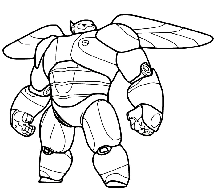 Big Hero 6 Ausmalbilder 4
