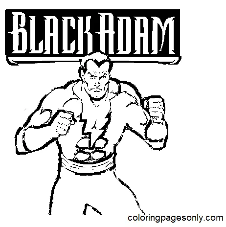 Desenhos de Adam Negro Para Colorir 23